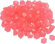 uxcell 200pcs Glow Rocks 10-15mm Glow Pebbles Decoration in The Dark Luminous Stones Decor DIY Decorative Pink for Garden, Potted Plant, Fish Tank