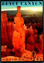 Bryce Canyon National Park Utah hoodoos geometric postcard
