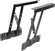 ULTECHNOVO 1 Pair Furniture Bracket Black Spring Stand Furniture Tea Table Lifting Rack Vest Pull Folding Coffee Table for Equipment Strength Modern Furniture Lifting Racks Kettlebell up Iron