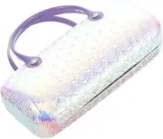 [Ipetboom] Hard Sunglass Case with Handle Portable Eyeglasses Organizer for Travel Multi Purpose Storage Box for Eyewear Jewelry and Items Stylish Design for Everyday Use