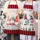 Adjustable Christmas Apron Oil-proof Bib Aprons Chef Apron BBQ