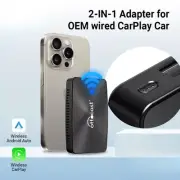 Wireless CarPlay Android Auto 2 in 1 Adapter Car Play Acesssories Fit For Toyota