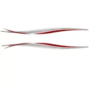 Chaparral Boat Hull Graphic Decal U16794-10 | Burgundy Pewter Set Of 2