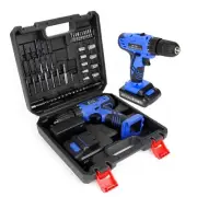 Portable Power Drill Set with 37PCS Drill Bit21V Cordless Drill Driver Kit wi...