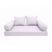 *COVER ONLY*-Style 4 Daybed Mattress Bolster Pillow Knife Edge Queen-AD107