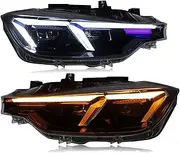 Car Accessories Compatible For BMW F30 Headlights 2013-2018 F35 LED Headlight 320i 318i 325i Modified Front DRL Turn Signal Light Assembly(Replace Xenon)