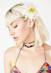 [Little Light Lab] Pure Glowing Dahlia Light Up Hair Flower
