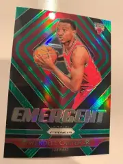 2018-19 NBA Prizm Wendell Carter Jr. Green Emergent Insert Chicago Bulls
