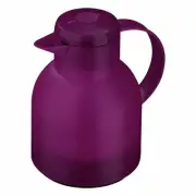 Emsa Samba Vacuum Jug Quick Press Aubergine Translucent Coffee, Tea Jug Vacuum