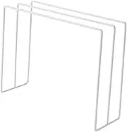 Kitchen Countertop Dishcloth Drying Rack Iron Towel Holder Standing Storage Hanger (White)