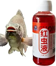 Bloodworm Liquid Bait - 60ml Bait Liquid for Fishing with High Concentration - Scent Fish Attractants for Baits, Red Worm Liquid Bait Safe and Durable for Silver Carp Bream Bass
