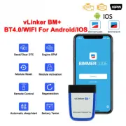 For BMW Scanner wifi Bluetooth 4.0 OBD2 Car Diagnostic Auto Scan Tool Bimmercode