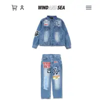 在飛比找蝦皮購物優惠-WIND AND SEA 23秋冬新品 BAND DENIM