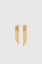 Stokes Drop Link Earrings in Gold - CAMILLA AND MARC® C&M