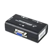 High Resolution 1 to 2 Monitor Switch VGA Video Splitter Converter Adapter