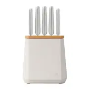 NEW Furi Pro Stone Knife Block Set Snow Terrazzo 6pce