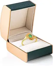 [Prestige & Fancy] Elegant Ring Box for Proposal, Engagement Modern Ring box | Premium jewelry Box - Ring Case, For wedding, Anniversary, Mothre's Day Valentine's Day Ring gift box,
