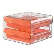 2-Layer Egg Storage Box for Refrigerator - Fresh-Keeping Plastic Drawer7701