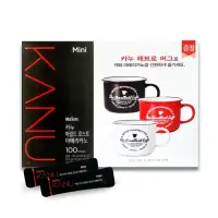 在飛比找momo購物網優惠-【Maxim】即期品-KANU輕焙美式咖啡 100入/盒(韓