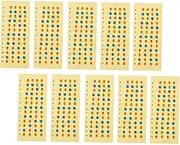 CIMAXIC 20pcs Ukulele Note Stickers for Beginners Durable Musical Scale Stickers Easy to Apply Remove No Residue for Learning Ukulele Keys