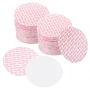 83mm/3.24" Foam Lid Liner, 300Pcs PS Resistant Pressure Sensitive Seal White Red