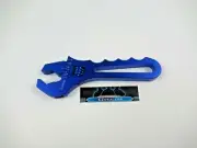 USA SHIPPER Adjustable Wrench Spanner Aluminum Tool 3AN-16AN Hose Fitting BLUE