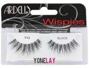 Lot 10 Pairs ARDELL 113 Wispies False Eyelashes Fake Eye Lashes Black Wispy
