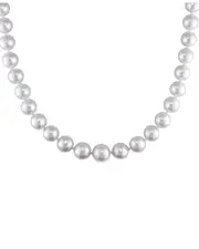 14K 9-11mm Pearl Graduated Strand Necklace