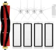 Replacement Spare Parts Compatible with Roborock E4, E5, S4, S4 Max, White