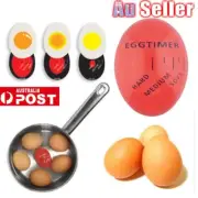 Egg Shaped Boiled Egg Timer Color Charging Heat Sensor Kitchen Gadget TR