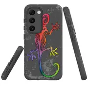 For Samsung Galaxy S23 Case Shielding Cover, Colorful Lizard