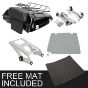 5.5" Razor Trunk Rack Mount Plate Docking Fit For Harley Electra Glide 14-23 18