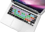 X 10.4 Shortcut Keyboard Silicone Cover Compatible for MacBook Air 13 Logic Pro