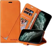 IVY A20 / A30 PU Leather Flip Cover Wallet Case Compatible with Samsung Galaxy A20 / A30 - Orange