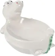 IMIKEYA Dinosaur Ceramic Condiment Bowl Multi Use Seasoning Plate for Sauces Spices and Appetizers Kitchen Supply for Parties Picnics and Family Gatherings