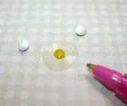 Miniature Adinolfi Broken Egg w/LOOSE SHELLS: DOLLHOUSE 1:12 Scale