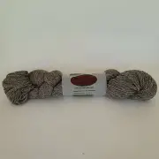 Hank 100% Alpaca Luxury Yarn "Heart of the South" Rose Grey 4 Oz 240 Yd