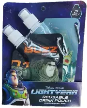 Disney Pixar BUZZ LIGHTYEAR Reusable Drink Pouch 10oz