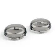 Turn Signal Light Lens Cover Fit For Electra Glide Heritage Softail Smoke