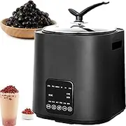 Commercial Machine,Commercial Fully Automatic Pearl Pot, 9L Milk Tea Pearl Maker, 1300W Milk Tea Pot Cooker with Intelligent Temperature Control, Tapioca Pearl Rice Pot
