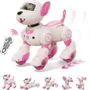 Programmable Robot Dog Toy with Voice Control for Kids, 2.4Ghz Remote Control Ro