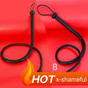 Spanking Paddle Riding Crop Whip Tail Crop Binding Game Slaver Flogger Punish