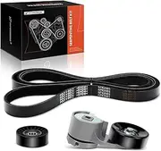 Serpentine Belt Kit Replacement for Ford E-150 E-250 E-350 1993-1996 Club Wagon 1995-1996, 5.8L V8 Gas OHV