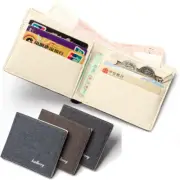 Casual Men's Bifold Wallet Credit Card Holder Front Pocket Slim Purse Clutch