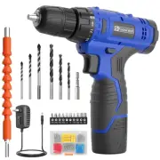 Cordless Drill Set12V Power Drill Set with Battery and ChargerElectric Driver...