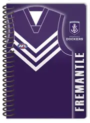 Fremantle Dockers Freo Official AFL 2 Pack Guernsey Design Spiral Notebook