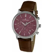 Jacques Lemans Men's 1 209e Quartz Watch Brown Silver, Ø 39mm