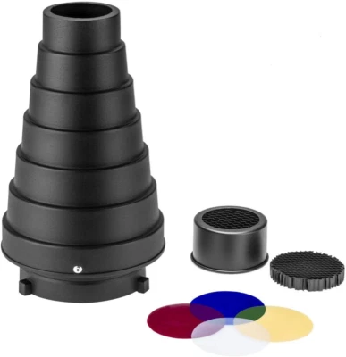 Snoot Kit for Bowens Mount Strobes