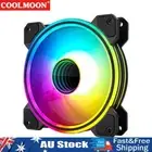 _ 12cm Case Cooling Fan 4Pin PWM Silent Cooling Fan Aura Sync for Desktop Comput