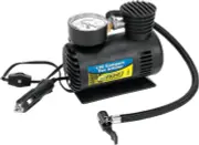 60399 12V Compact Tire Inflator with LED Light and Auto Shut-Off, Portable Air C